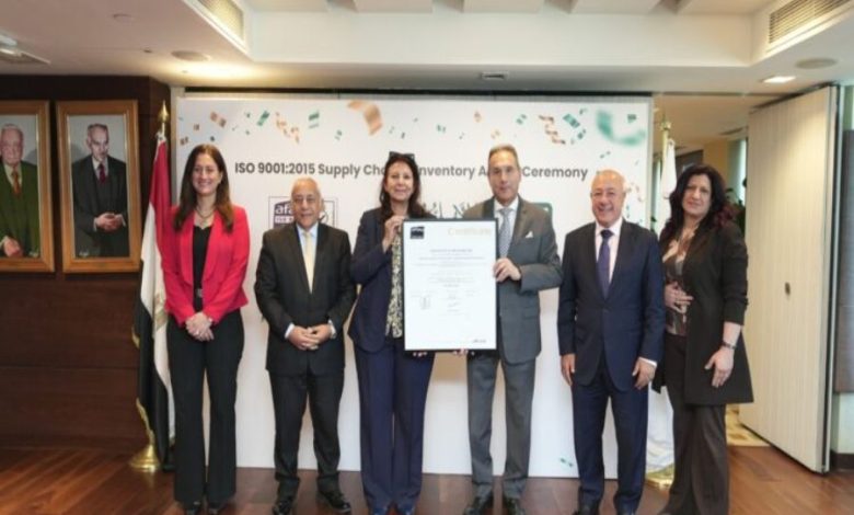 البنك الأهلي المصري يحصد شهادة الجودة في مجال الإمداد اللوجستي والمخازن